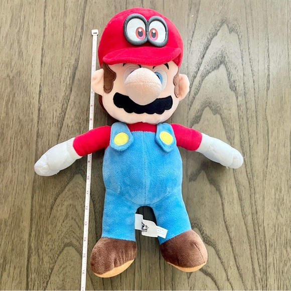 Nintendo Mario Plush Toy Red and Blue Stuffed Animal 16” - Picture 7 of 7